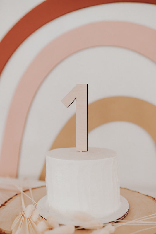 5 Cake topper - Birthday Cake Topper, Custom Number