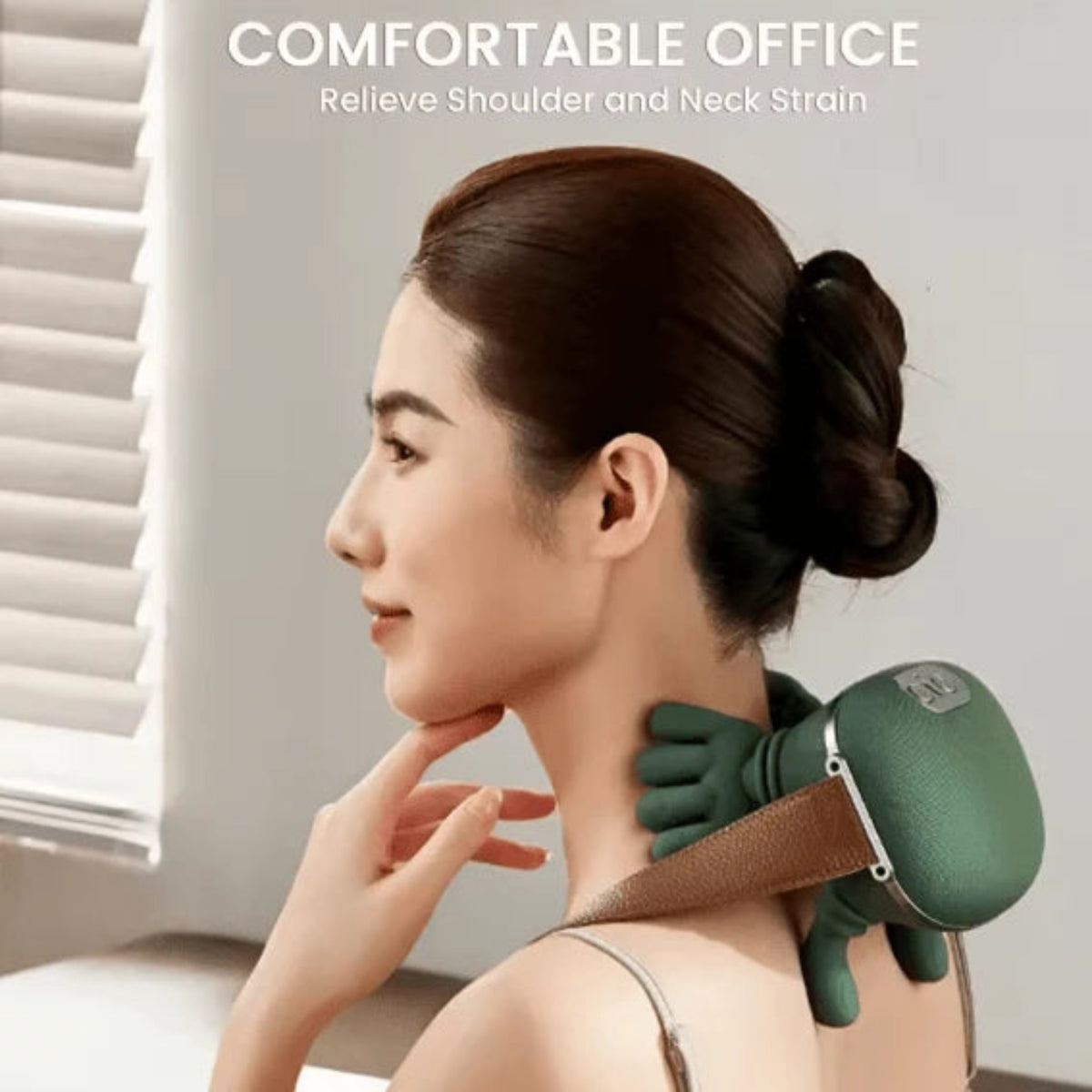 Shoulder & Neck Massager – جهاز تدليك الرقبة والكتف | Portable Kneading Massager for Muscle Relief