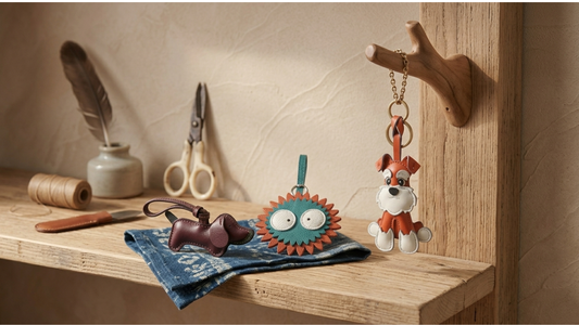 Artisan Style on the Go: Elevate Your Bag with the Animals & Characters Leather Collection