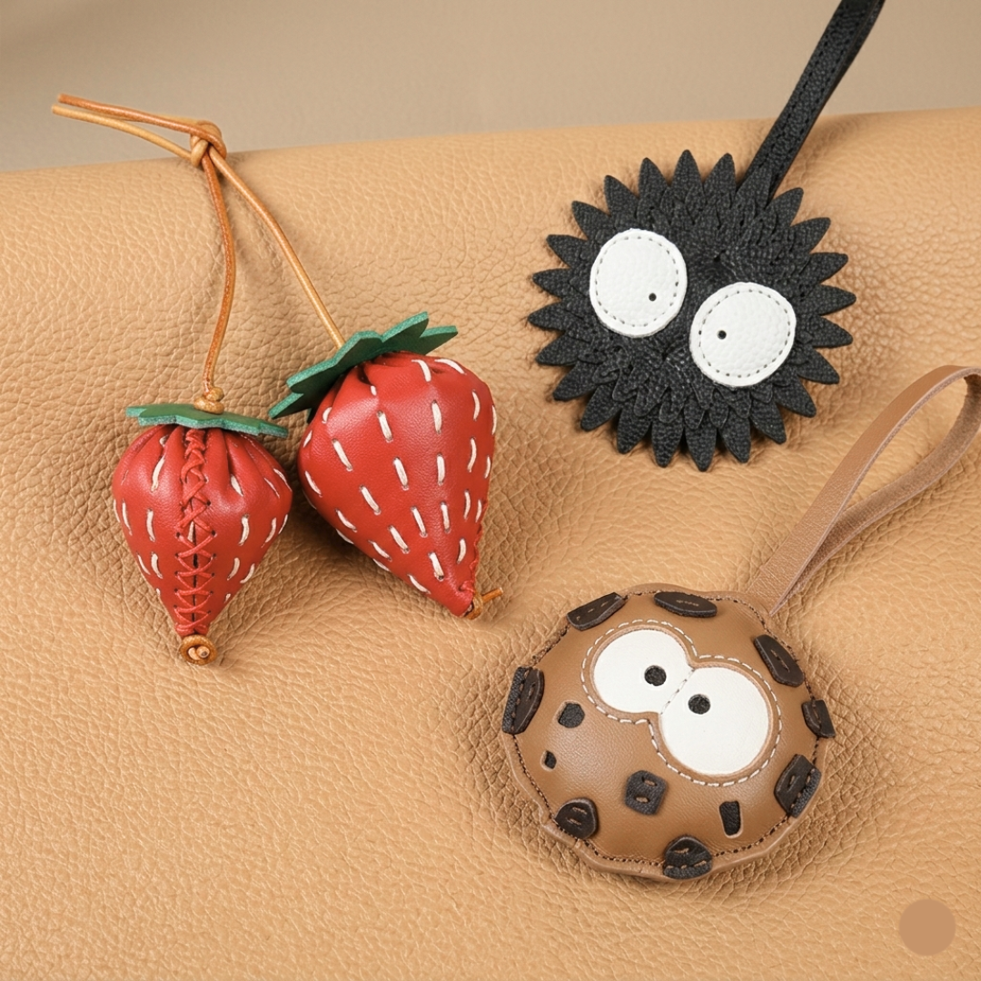 Leather Bag Charms & Keychains