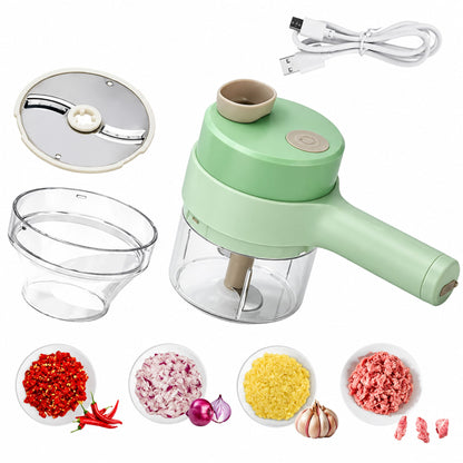 Wireless Mini Electric Food Chopper – فرامة طعام كهربائية لاسلكية | USB Rechargeable Chopper, Blender & Puree Maker