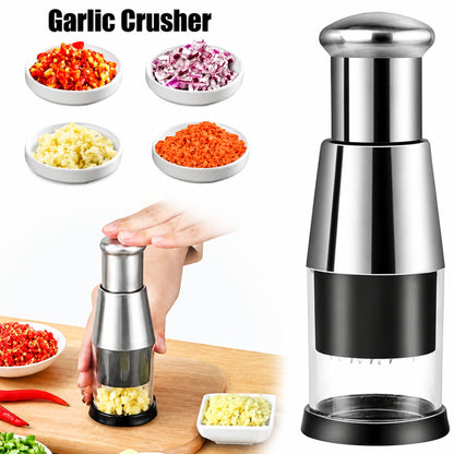Garlic Crusher & Onion Chopper – فرامة ثوم وبصل يدوية | Multi-Purpose Vegetable Chopper Kitchen Gadget
