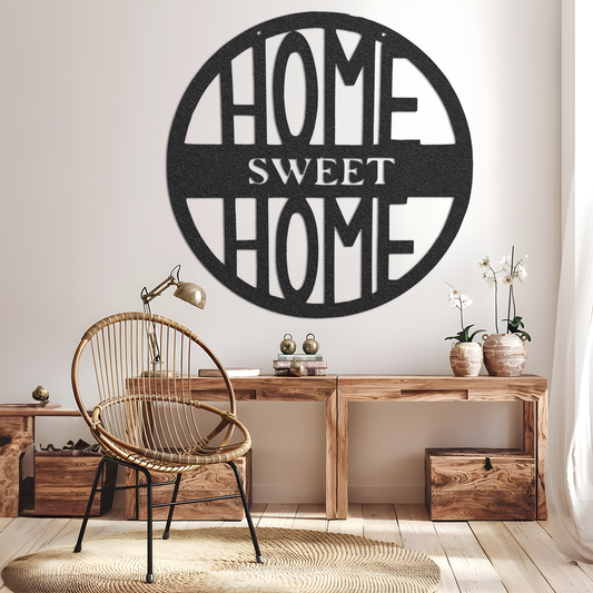 Home Sweet Home Metal Door Hanger, Home Sweet Home Sign, Door Hanger Home, Home Sign, Sign for Home, Housewarming, Home Outdoor Sign