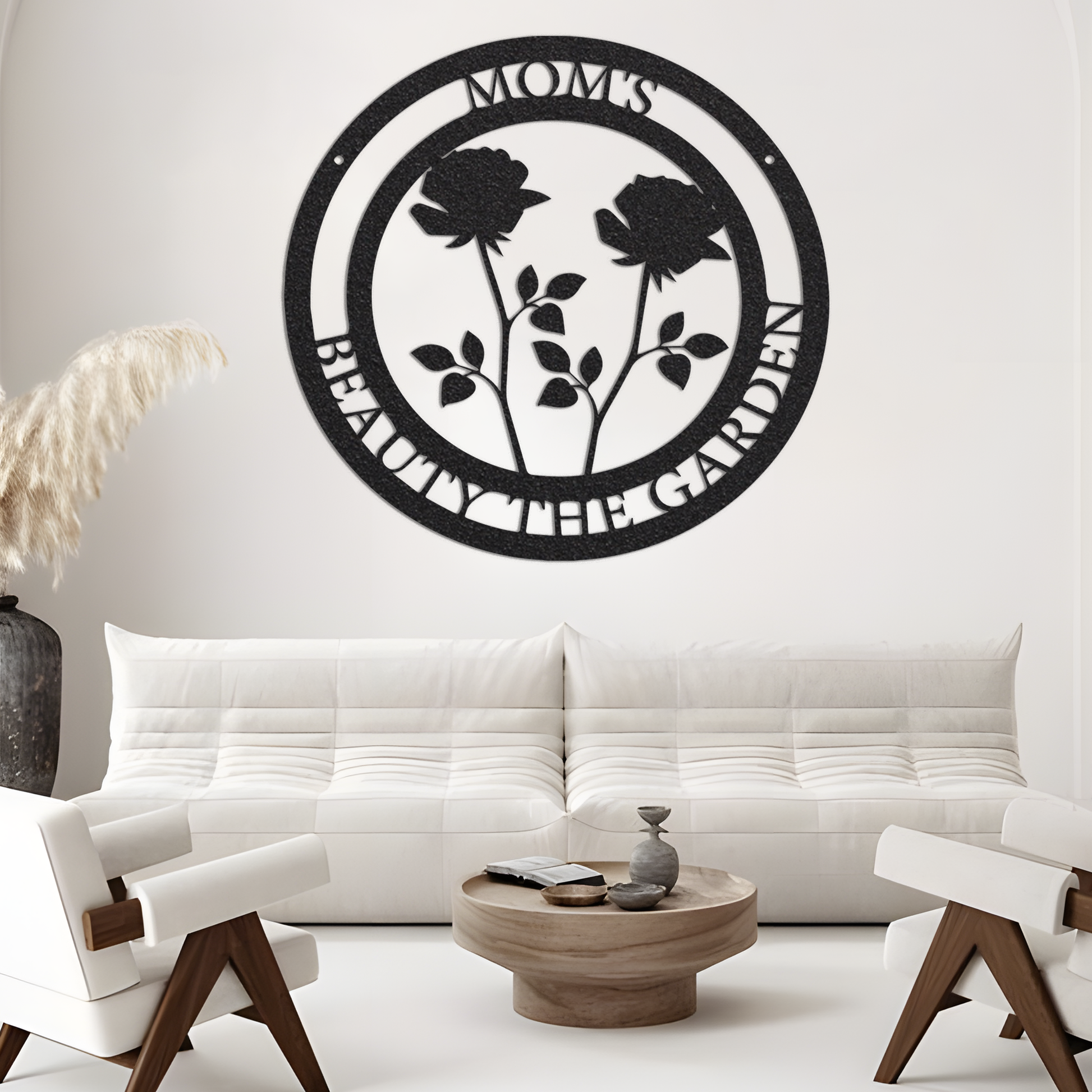 Personalized Flower Garden Signs, Custom Yard Signs, Outdoor Garden Decorations, Garden Signs, Metal Wall Hanging Signs, Housewarming Gifts