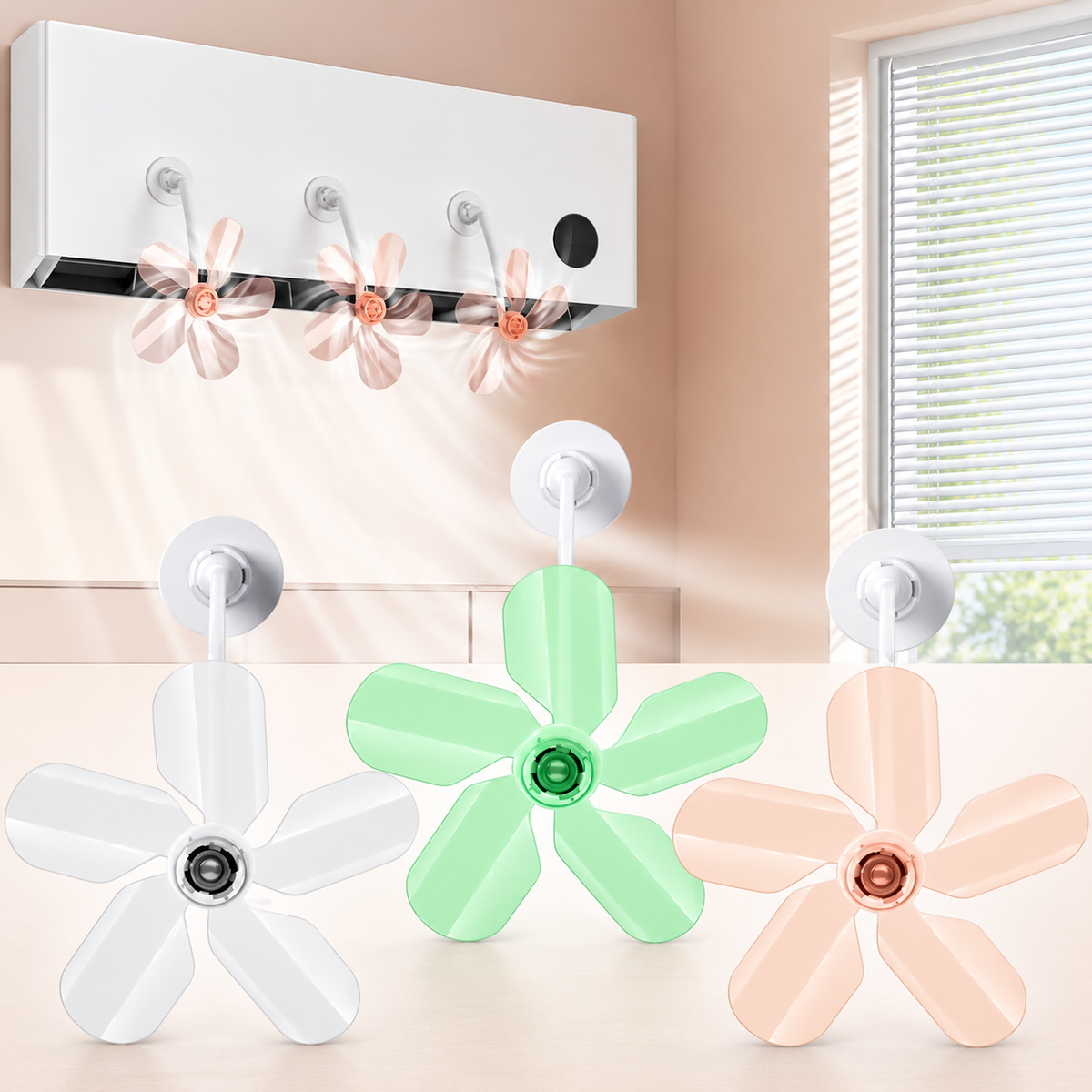 FENGJI Portable Clip-On Desk Fan – مروحة مكتبية بمشبك | 360° Quiet Cooling Fan, Model 790