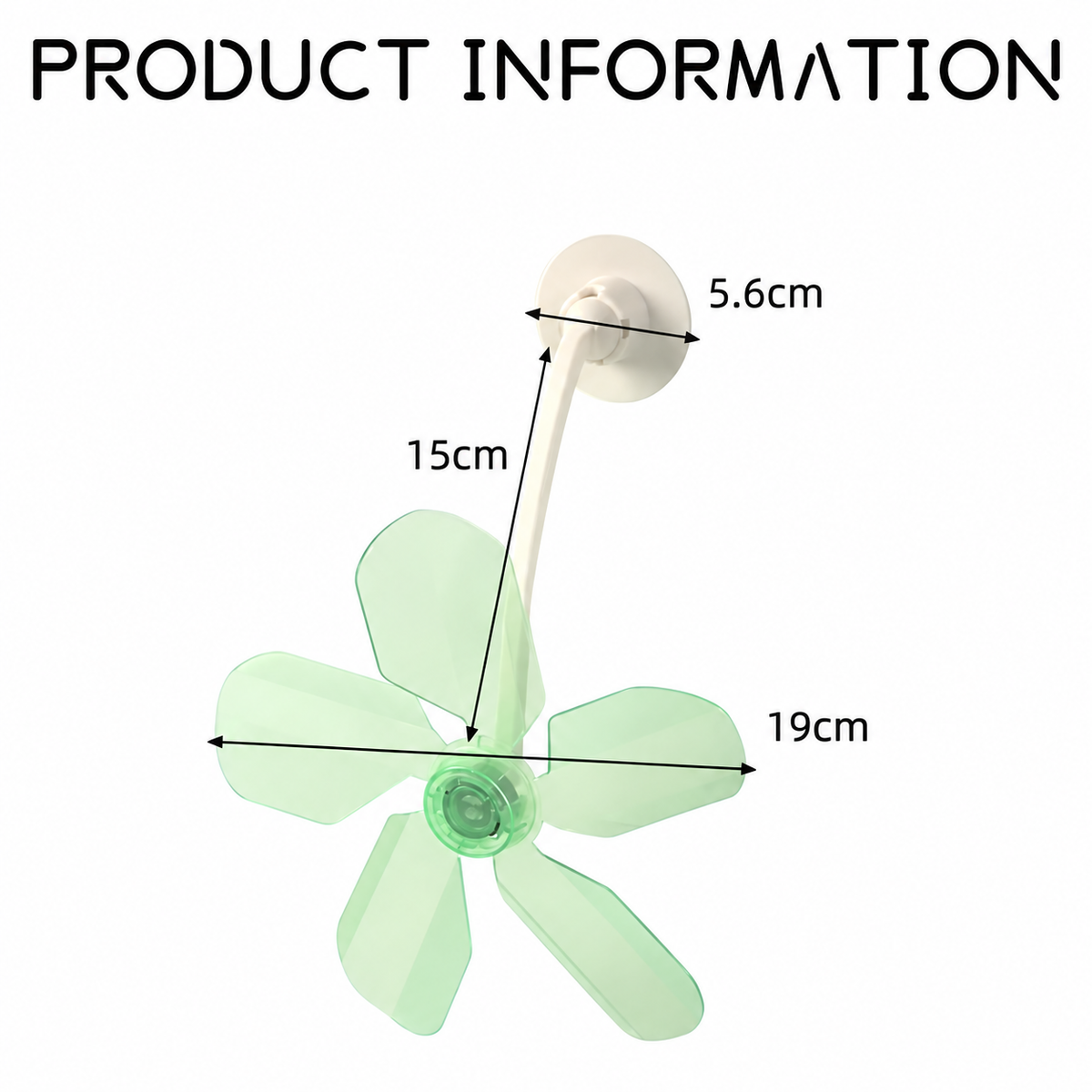 FENGJI Portable Clip-On Desk Fan – مروحة مكتبية بمشبك | 360° Quiet Cooling Fan, Model 790