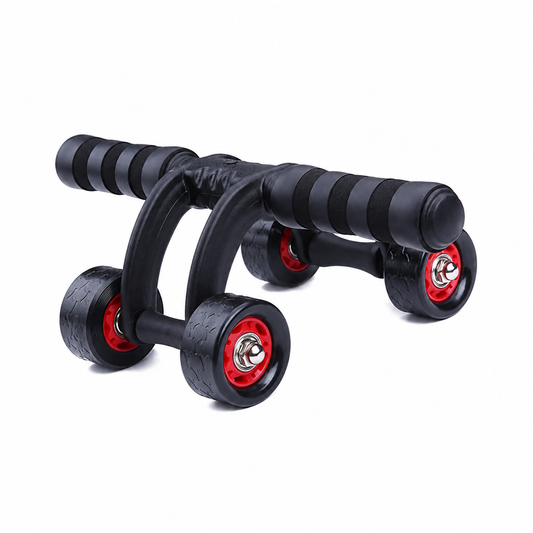 LORDEX Fitness Ab Roller Wheel – عجلة تمارين البطن | Two-Wheel Hand Pusher for Core & Full-Body Strength