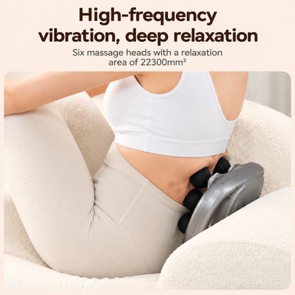 8D Massage Gun WNK-569 – مسدس تدليك العضلات 8D | Deep Tissue Percussion Massager with 8 Heads
