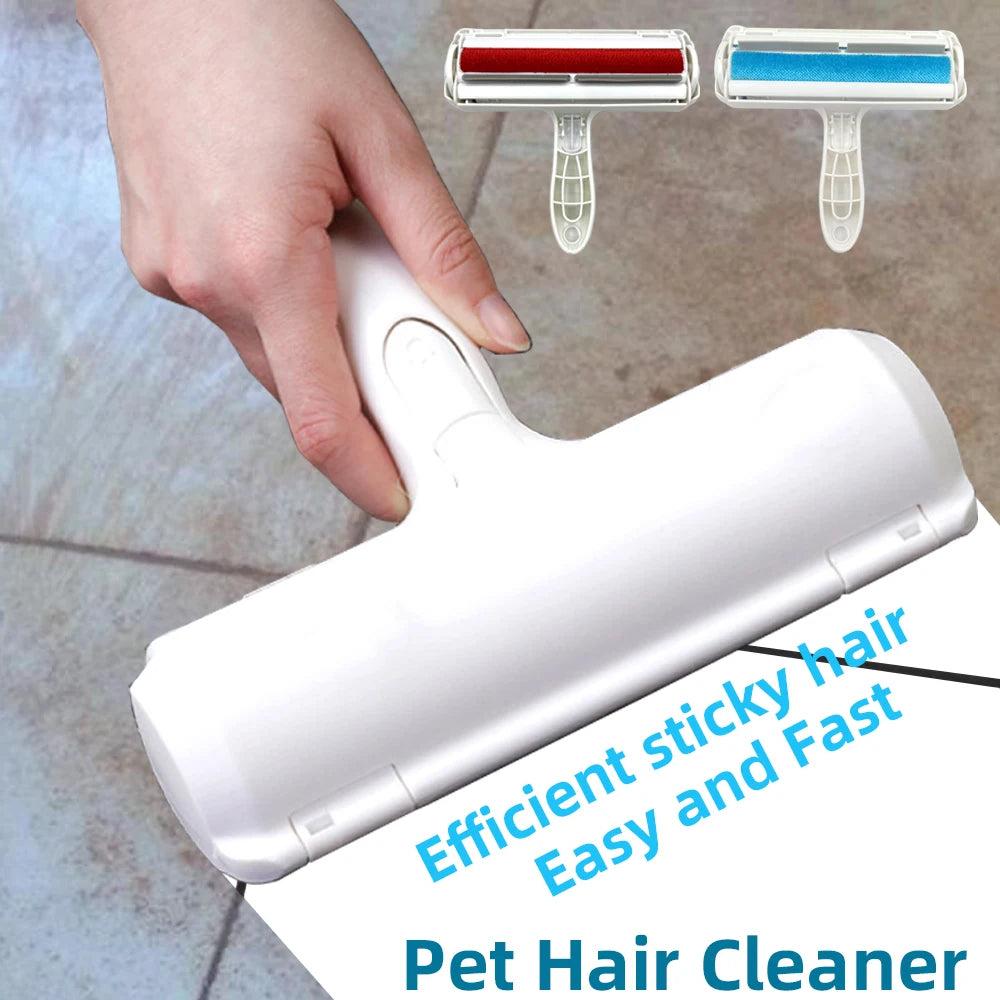 Pet Hair Roller Remover Lint Brush 2-Way