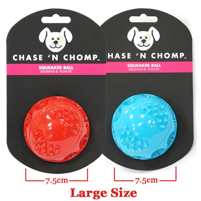 Dog Toys Squeaking Bouncing Ball