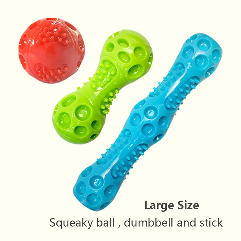 Dog Toys Squeaking Bouncing Ball