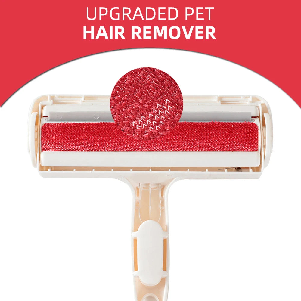 Pet Hair Roller Remover Lint Brush 2-Way