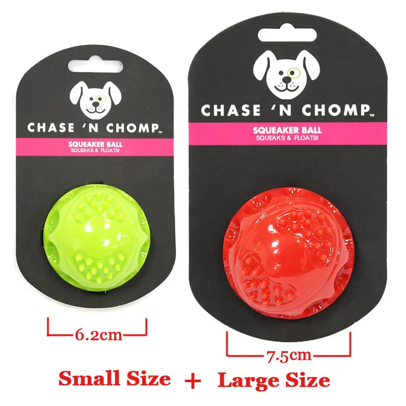 Dog Toys Squeaking Bouncing Ball