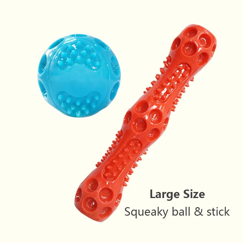 Dog Toys Squeaking Bouncing Ball