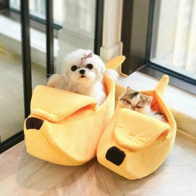 Banana Cat & Dog Bed