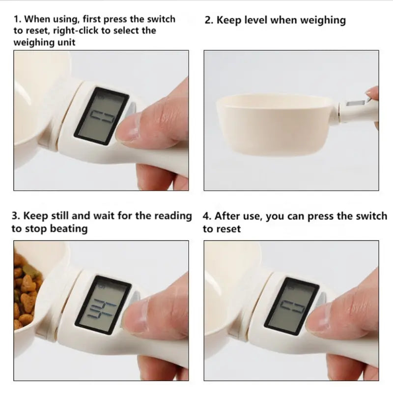 Pet Food Scale LCD Electronic Precision Weighing Tool