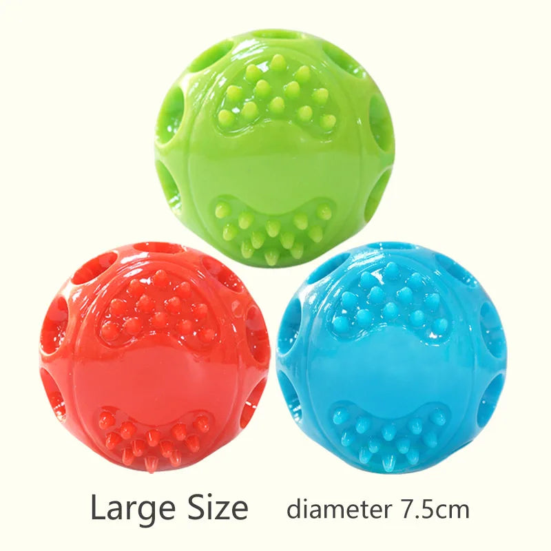 Dog Toys Squeaking Bouncing Ball