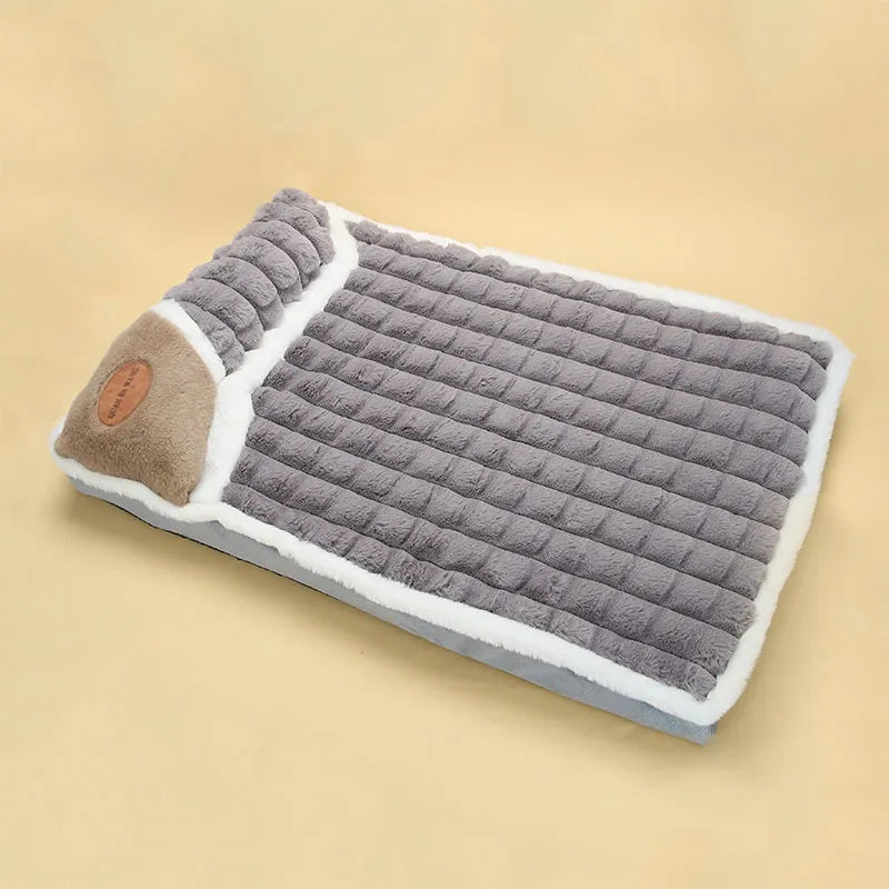 1pc Four Seasons Thick Deep Sleep Pet Bed