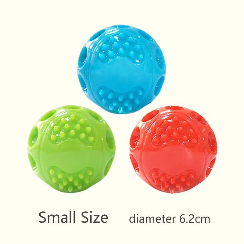 Dog Toys Squeaking Bouncing Ball