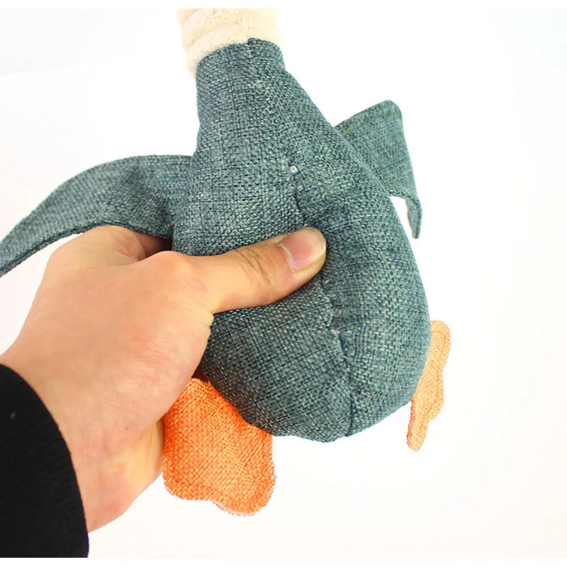 Pet Mallard Duck Dog Toy for Aggressive Chewers Dog