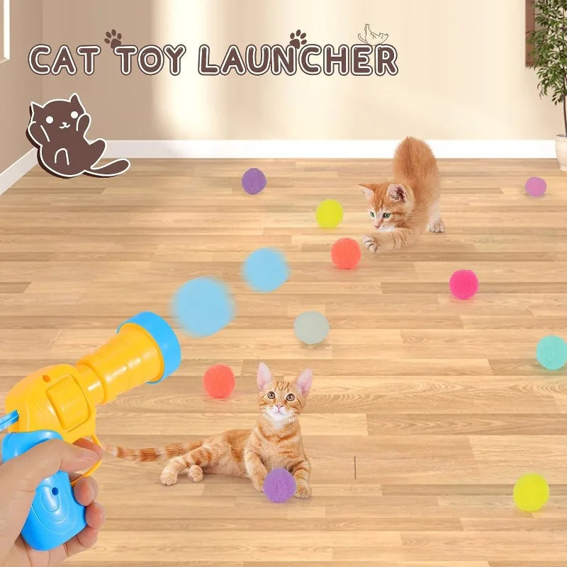 Interactive Launch Training Cat Toys