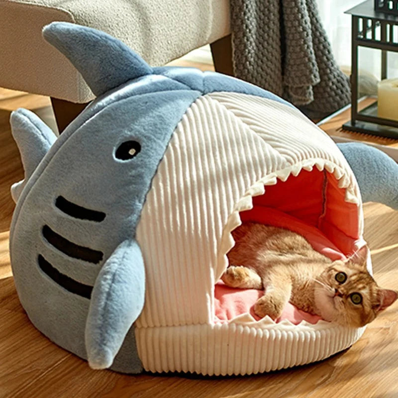 Semi Enclosed Warm Cat & Small Dog Bed