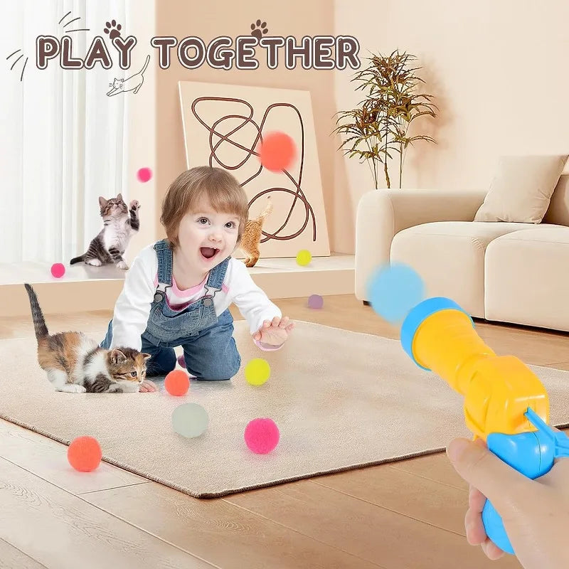 Interactive Launch Training Cat Toys