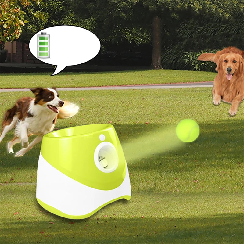 Dog Tennis Launcher Automatic Pet Dogs Chase Toy