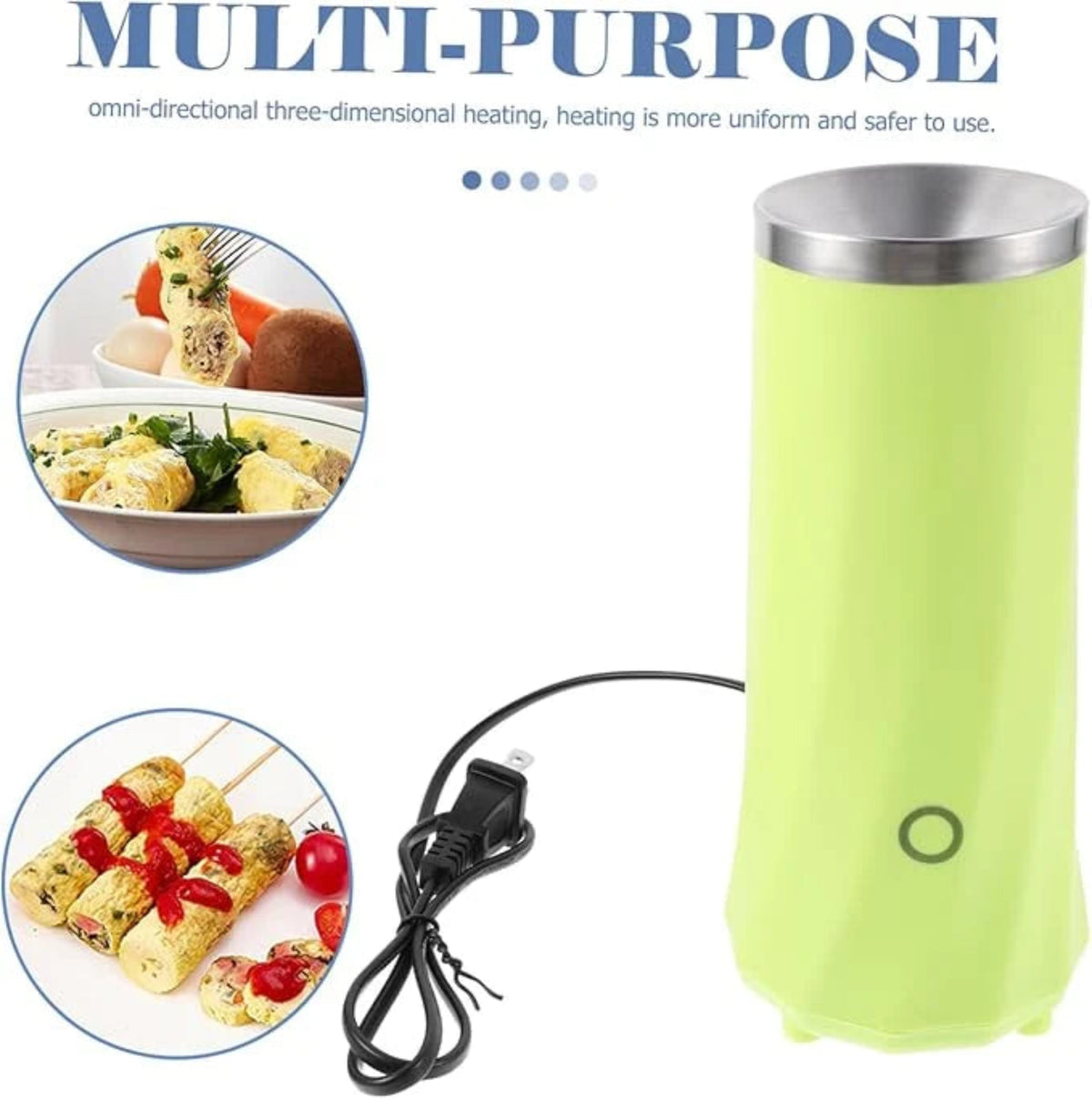 Egg Master Automatic Egg Roll Maker – جهاز صنع لفائف البيض التلقائي | Vertical Electric Egg Roll & Omelet Machine