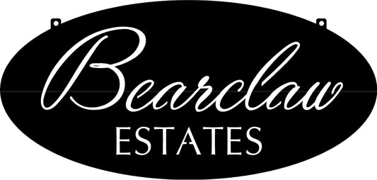 Oval Metal Sign, Large Oval Sign