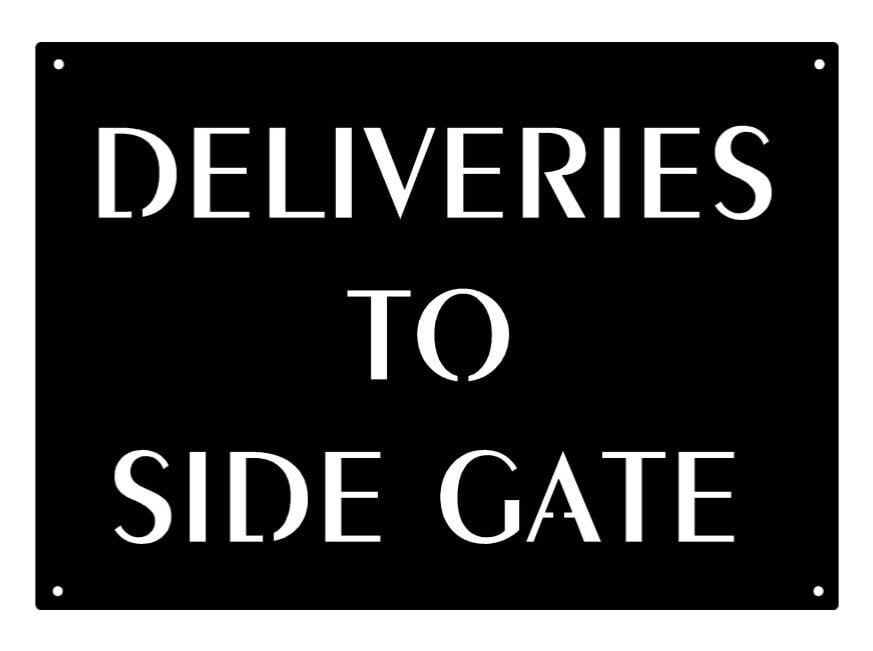 Custom metal sign customized with YOUR wording, 2 ft metal sign with totally customizable message