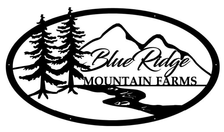 Metal MOUNTAIN CREEK Sign, cabin sign, metal cabin sign