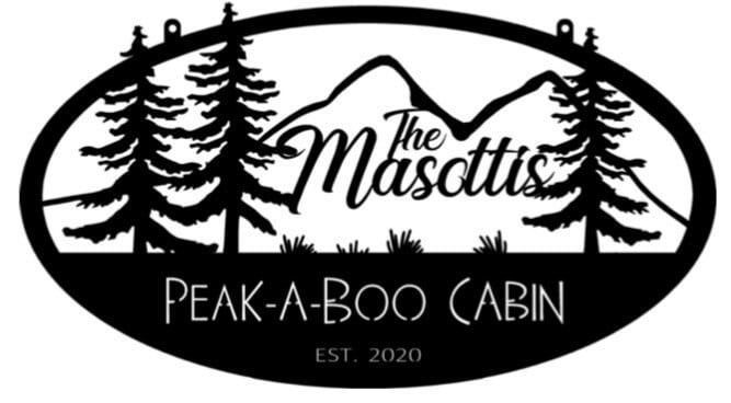Metal MOUNTAIN Sign, cabin sign, metal cabin sign