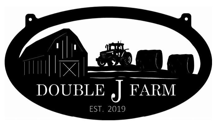 Hay Farm SIgn, hay bale sign, hay bale sign