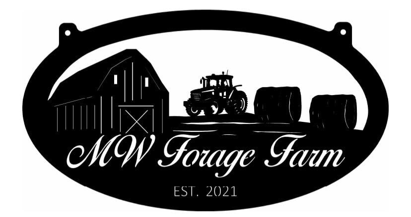 Hay Farm SIgn, hay bale sign, hay bale sign