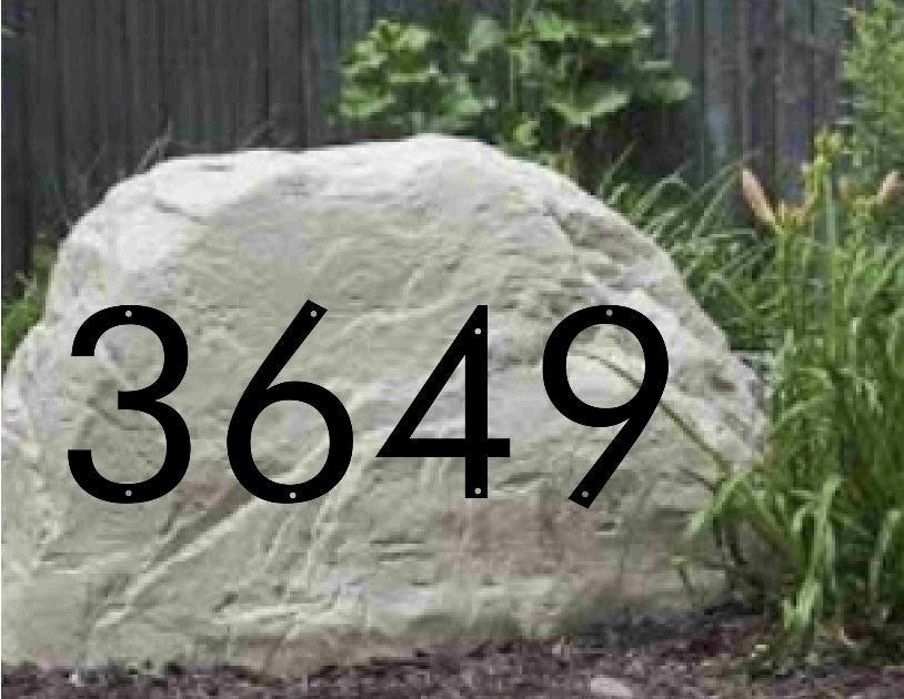 METAL HOUSE NUMBERS 6 inch or 8 inch or 10 inch or 12 inch