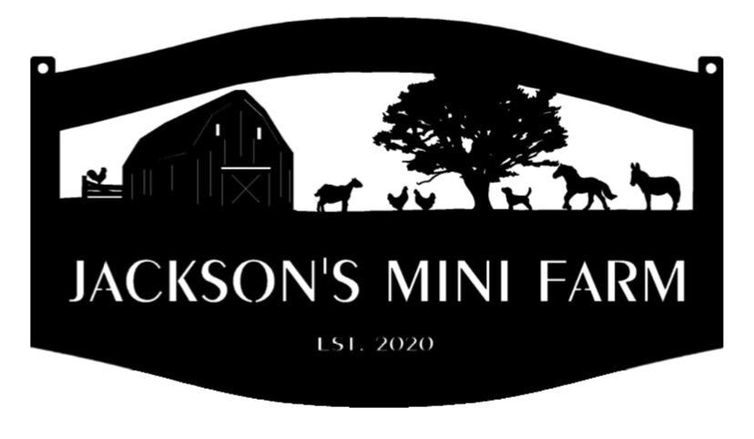 Custom Order Jacksons Mini Farm in black