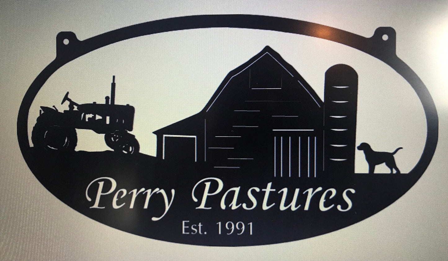 Metal FARM Sign ,barn,tractor silo sign, 4ft wide