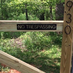 Metal PRIVATE N0 ENTRY SIGN , Private sign 24inch