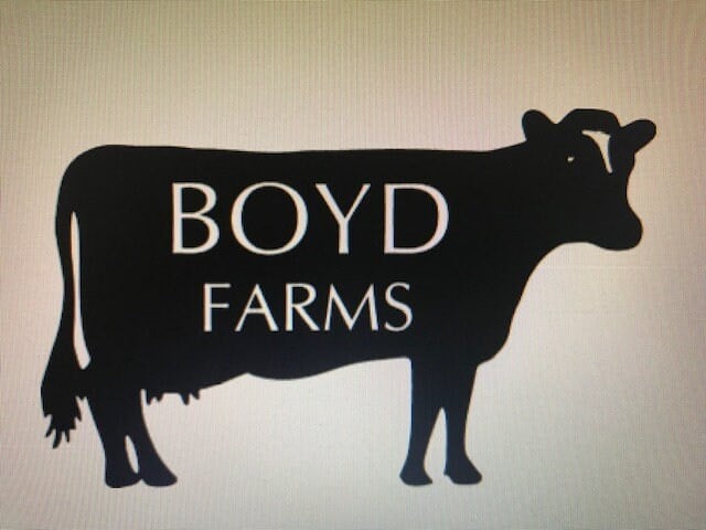 Metal COW with Farm name,3ft sign