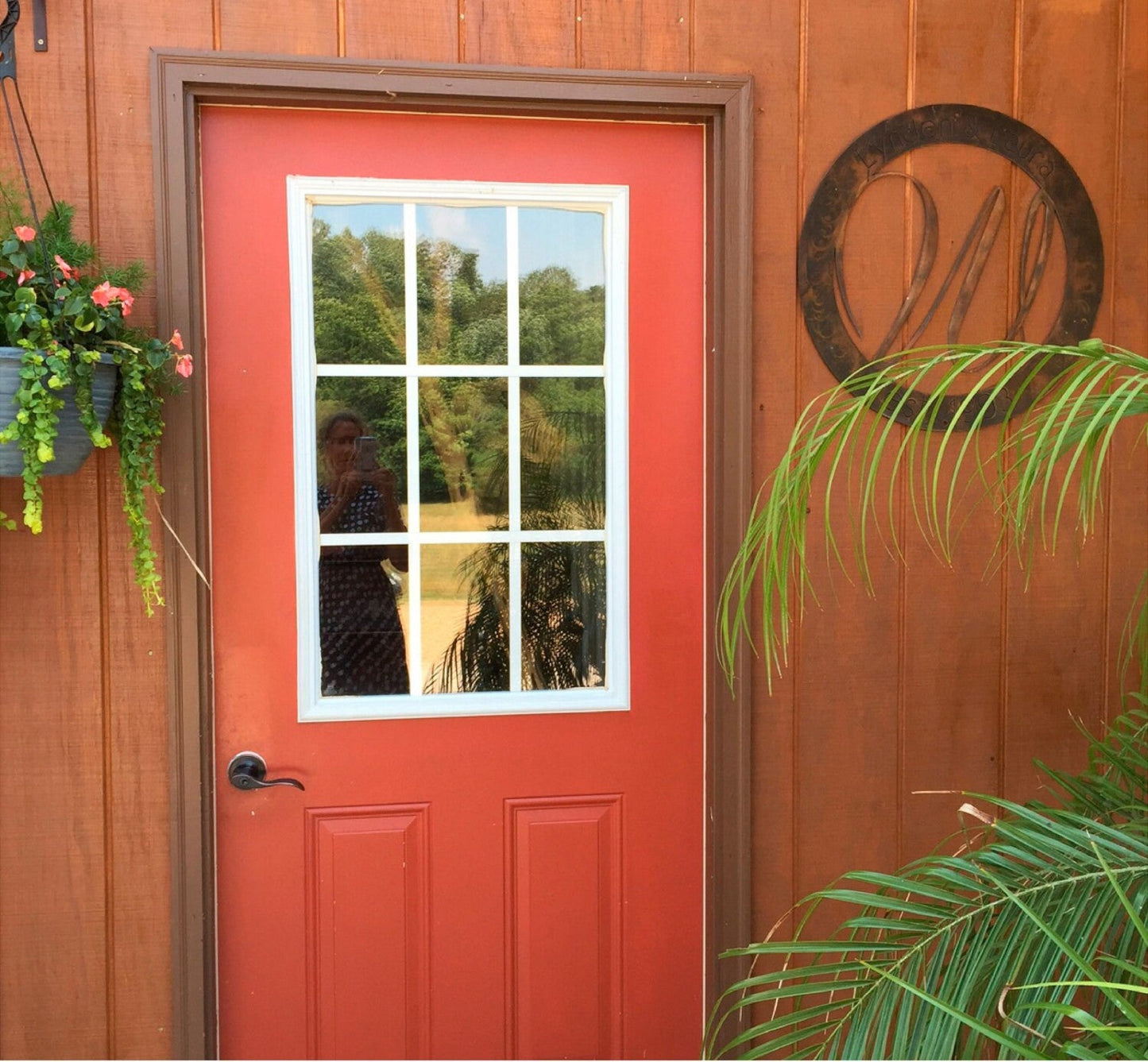 Metal MONOGRAM SIGN gorgeous front door accent