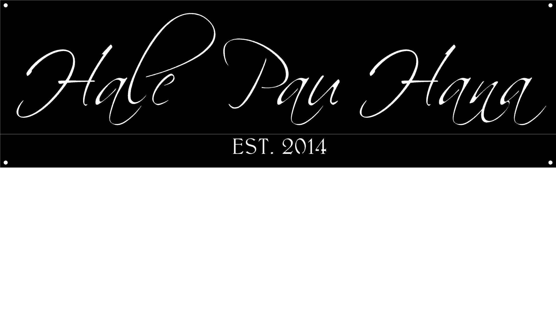 Custom metal sign 3ft