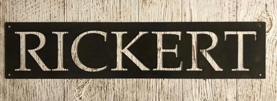 Custom metal sign 3ft