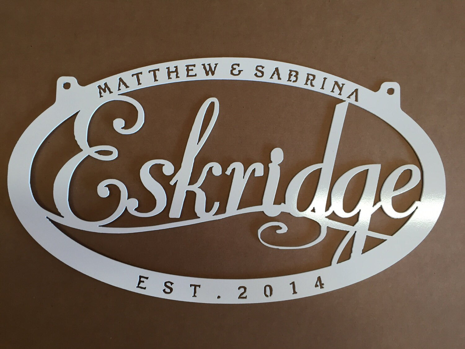 CUSTOM metal sign, sign with your name