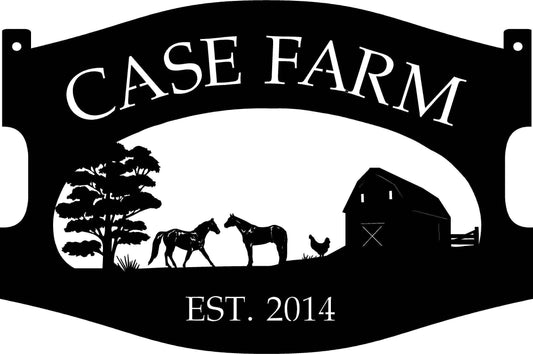 Metal HORSE Sign ,HORSE Barn SIGN