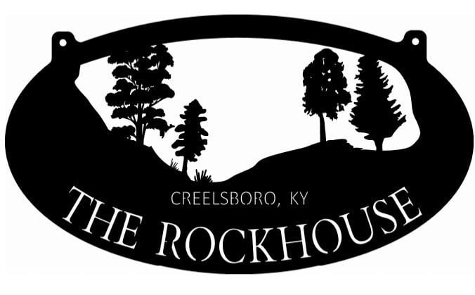 Metal NATURE Sign with nature scene customized with your name