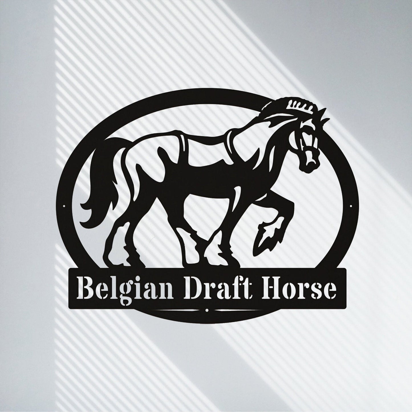 Custom Metal Horse Sign, Custom Farmhouse Sign, Horse Metal Wall Decor, Horse Owner Gift, Horse Metal Wall Decor