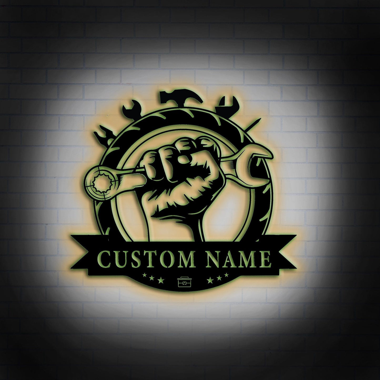 Custom Wrench Tools Metal Sign, Personalized Repair Shop Wall Art, Repair Decor Art, Home Decor, Doorway Signs, Home Gifts