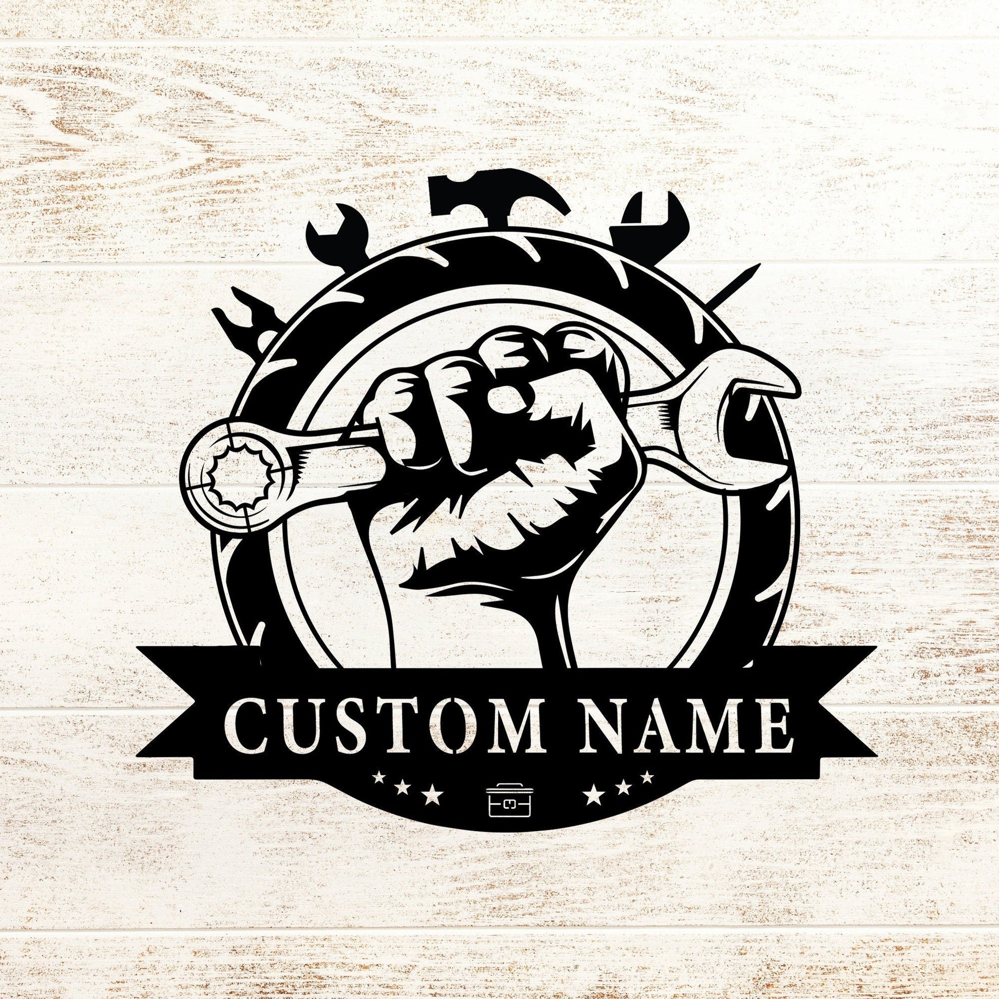 Custom Wrench Tools Metal Sign, Personalized Repair Shop Wall Art, Repair Decor Art, Home Decor, Doorway Signs, Home Gifts