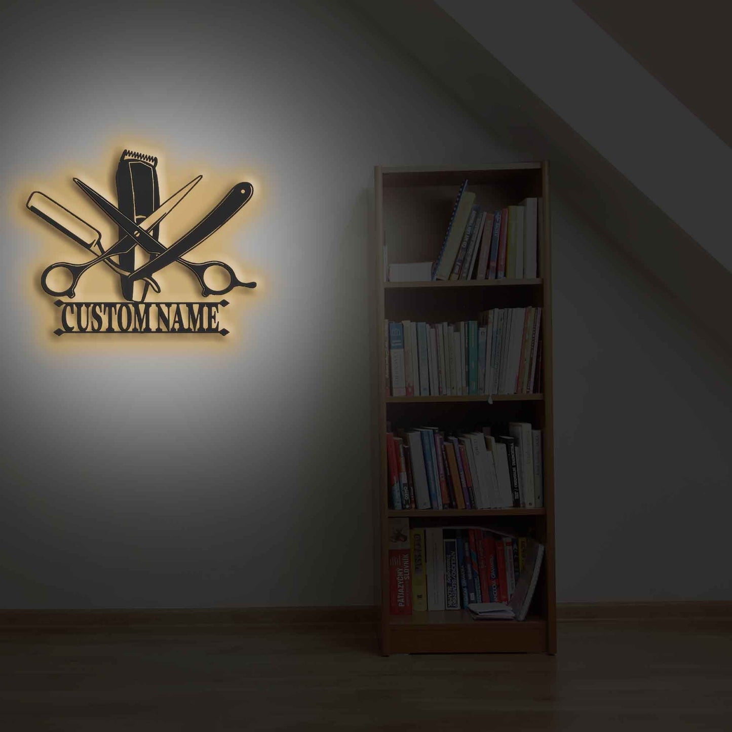 Custom Hairstylist Business Name Metal Sign, Custom Barber Shop Sign, Personalized Hair Dresser Metal Sign, Hair Salon Gift